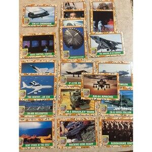 1991 Topps Desert Storm Trading Cards Lot Of 20
